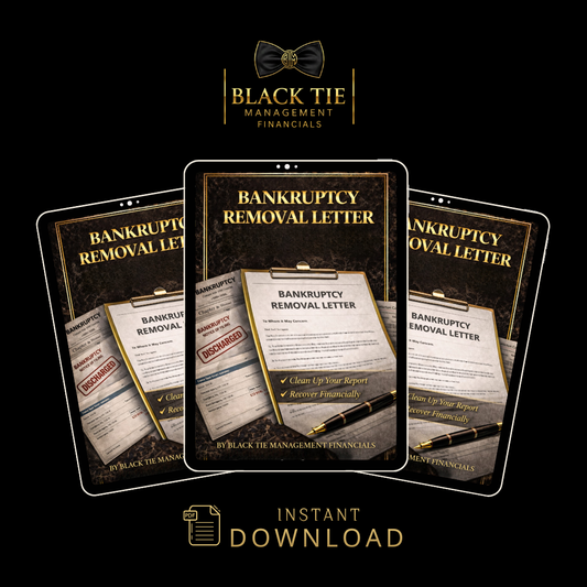 Bankruptcy Removal Letter