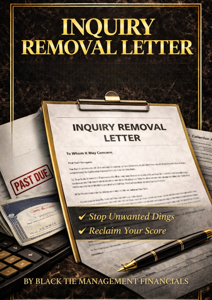Inquiry Removal Letter